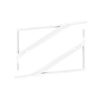 Étagère flottante en acier antirouille à fixation murale pour économiser de l'espace facile à installer Décoration de la maison Supports d'étagère murale