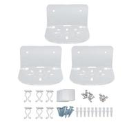 Étagère Flottante en Acrylique Transparente Petite, Support Mural pour Caméra de Sécurité, Haut - Parleur, Babyphone - Fixation Polyvalente Sans Perçage, Matériau Résistant et