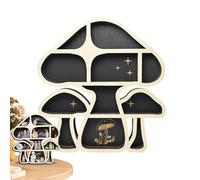 Étagère flottante en forme de champignon - Présentoir en bois pour le mur - Présentoir en - Jolies étagères murales - 3 formes uniques de clusters de champignons - Parfait pour les pierres,