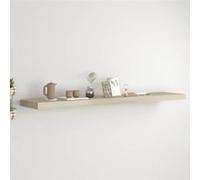 Étagère flottante murale chêne 120x23,5x3,8 cm MDF Chêne G