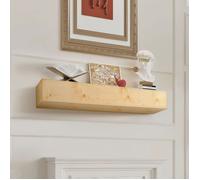 VEVOR Étagère Flottante Murale Manteau Cheminée en Bois Rustique Naturel 182,8cm