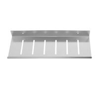 Étagère Flottante Photo en Alliage D’aluminium Argentée 15,75 X 4,25 | Finition Mate, Pose sans Perçage, Effet Suspendu, Chambre, Au-dessus des Buffets