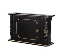 Étagère flottante pour composants TV, console multimédia murale à 2 niveaux pour boîtes de câbles, routeurs, télécommandes, lecteurs DVD, consoles de jeux, étagère murale (couleur : blanc, taille