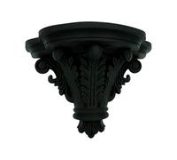 Étagère Flottante pour Mur - Étagère D'Angle Gothique Lourde,Étagères Murales Noires Support D'angle - Pour La Décoration De La Maison Bureau Appartement Ferme Hôtel Jardinière Pot De Fleur Livre