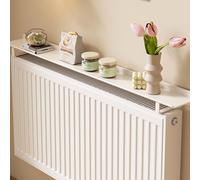 Étagère flottante pour radiateur avec déviation de la chaleur - Solution peu encombrante pour la maison, installation sans perçage, facile à utiliser et à installer