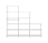 Etagère Free escalier avec étagère interposée WxHxD 203.4x178.1x38cm