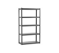 Etagère Garage Métallique 5 Niveaux Capacité 907kg 45,7x101,6x182,9cm Pour Atelier
