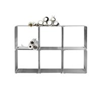 Étagère grillagée set 3 Panton Wire 6 moduls à 34.8x34.8x34.8cm