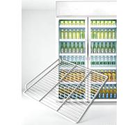 Étagère Grille Congélateur, Support Métallique avec Bord Surélevé | Clayette Réfrigérateur en Acier Carbone, Structure Aérée 6,5 mm, Facile à Nettoyer(54x44cm/21.3x17.3in)