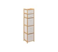 5five Étagère Tidy Box – 5 paniers en bambou marron