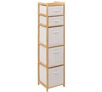 5five Étagère Tidy Box – 5 paniers en bambou marron