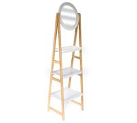 Etagère de salle de bain design scandi Copenhague - L. 43 x H. 163 cm - Blanc