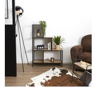 Etagere - Home Deco Factory - Edison - Escalier - Noir Et Marron