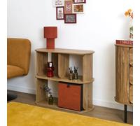 Étagère Modulable 4 Cases ""Heritage"" 78cm Marron