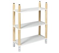 Etagère - Home Deco Kids - Crayon - 3 étagères - Blanc Et Marron