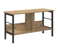 Étagère industrielle en bois d'ingénierie - vidaXL - 82x32x47 cm - Chêne artisanal - 2 étagères - Grande capacité