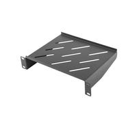 Lanberg Plateau fixe 1U 254 x 180 mm – jusqu'à 20 kg – Rack 10" Noir