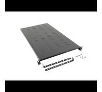 Étagère Lanberg AK-1013-B 19 pouces (48.3cm) Métal Noir 482.6x900x45mm Charge Max 25kg avec Kit de Montage