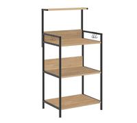 Étagère latérale Idéale comme meuble bar, coin café ou meuble micro-ondes coloris Chêne