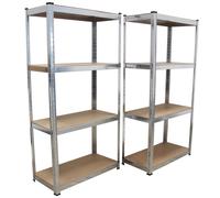 Etagère Lourds Stockage 160x80x40 CM 2x Étagère Garagenregal