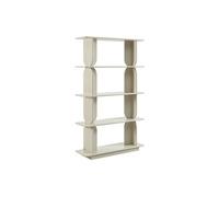 Etagère LUSORIA 4 tablettes MDF Beige 110x180x35 cm