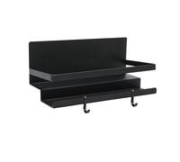 Étagère magnétique pour épices sur réfrigérateur noir Vendos85