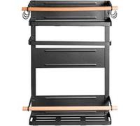 Etagère magnétique pour réfrigérateur / lave-linge Maclean, noir, 12kg max, MC-910 Noir G