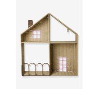 Étagère maison en corde de papier rose rice rose TU