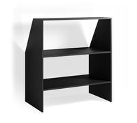 Vicco Étagère mansardée, Anthracite, 90x100cm, pour Le Rangement de caisses et de Livres sous des combles inclinés