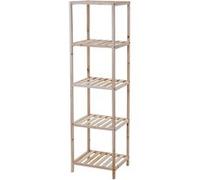 Étagère MENDLER HWC-B54, bois de sapin 5 étages Marron G