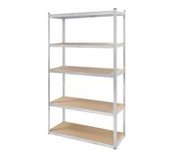 Étagère métal XXL grand modèle - Hauteur 2M20 Largeur 1m20 - charges très lourdes - 5 plateaux - 1325 Kg - Garantie 2 ans