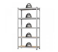 Étagère métallique à 5 niveaux, rack de rangement, robuste et durable, capacité de charge élevée, 40*90*180 cm, HUOLE