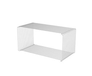 Étagère Métallique Extensible Panton 43-Chrome 70 cm x 34,8 cm