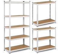 Étagère métallique - Humberg - 180x90x30 cm - 5 tablettes - Charge 875 kg