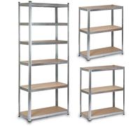 Humberg Étagère de rangement 2 en 1 – 222×90×40 cm, 6 tablettes, 600 kg