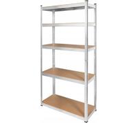 Étagère métallique Rebel 180x90x40cm, 5 étagères, charge de 750kg, option établi