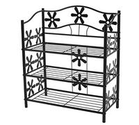 Étagère/Meuble de Rangement/Range-Chaussures/bibliothèque Genève, métal - 3 tablettes, H=70cm