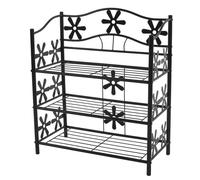 Étagère / Meuble De Rangement / Range-Chaussures / Bibliothèque Genève, Métal 3 Tablettes, H=70cm Multicolore