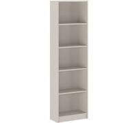 Etagère, meuble étagère avec 5 cases coloris beige - Longueur 51,9 x profondeur 24,6 x hauteur 178,3 cm - PEGANE -