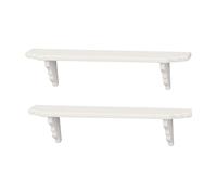 Étagère miniature en bois pour petites pièces de 1/12 pouces, organisateurs suspendus à montage facile, accessoires de cuisine, chambre à coucher, étagères de maison de poupée miniature