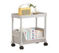 Étagère mobile à roulettes | Organisateur de sol en cuir avec roulettes | Étagère de rangement pour salle de bain roulant | Intérieur maison, salle de bain, étude, école, bureau, livres portables