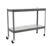 Étagère mobile charge moyenne 75kg - 975x1500x600 - 2 niveaux Gris - SIMON RACK - 8435104977927