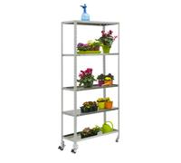 Étagère mobile de jardin - 1875x900x300 - 5 niveaux Galvanisé - SIMON RACK - 8435104987544