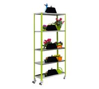 Étagère mobile de jardin - 1875x900x500 - 5 niveaux Vert - SIMON RACK - 8435104987537