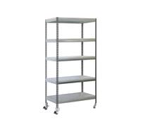 Étagère mobile de jardin - 2115x1000x450 - 5 niveaux Gris - SIMON RACK - 8435104988152