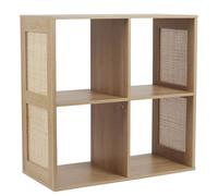 Étagère Modulable 4 Cases "Bali" 66cm Marron