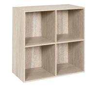 Étagère Modulable 4 Cases "Pietra" 66cm Beige