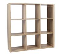 Étagère Modulable 9 Cases "Klaus" 102cm Marron