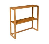 Etagère modulaire - 7HOUSE - 2 niveaux - Bambou - 60x57x20cm - Marron