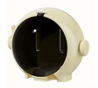 Étagère multifonction style astronaute pour ranger facilement vos essentiels de bain en un seul endroit (2 pièces jaune lait)